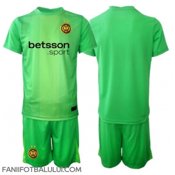 Inter Milan Portarii Echipament de Fotbal Replică 2025-26 Copii Treilea (+ Șorturi)